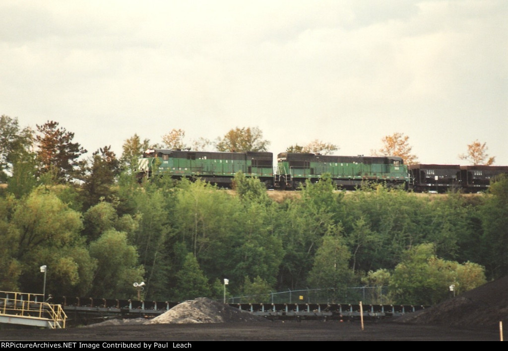 Working the ore dock